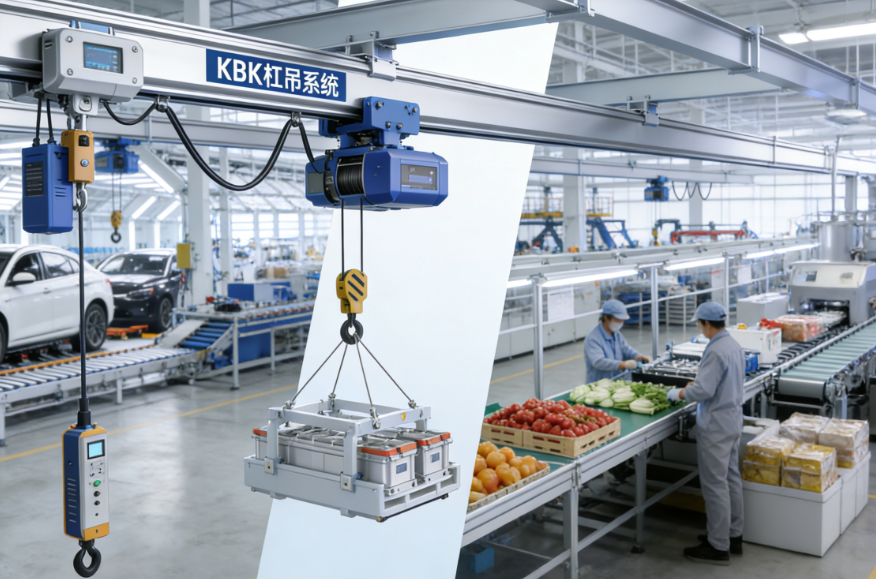 车间改造太烧钱？柔性KBK桁吊：一套系统，百变产线