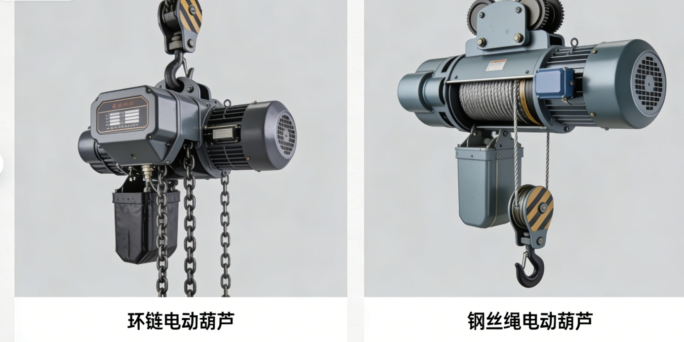 环链与钢丝绳：电动葫芦技术路线之争，谁能主宰现代车间？