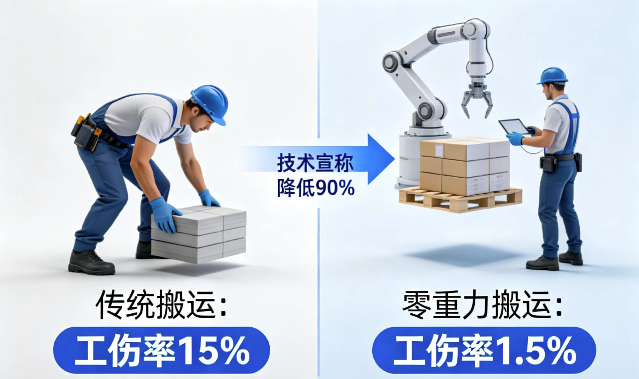 零重力搬运：是名字炫酷，还是真能把工伤砍掉九成的黑科技?