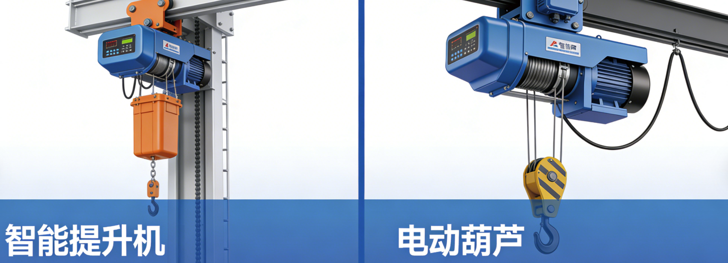 智能提升机 vs 电动葫芦：不是一个时代