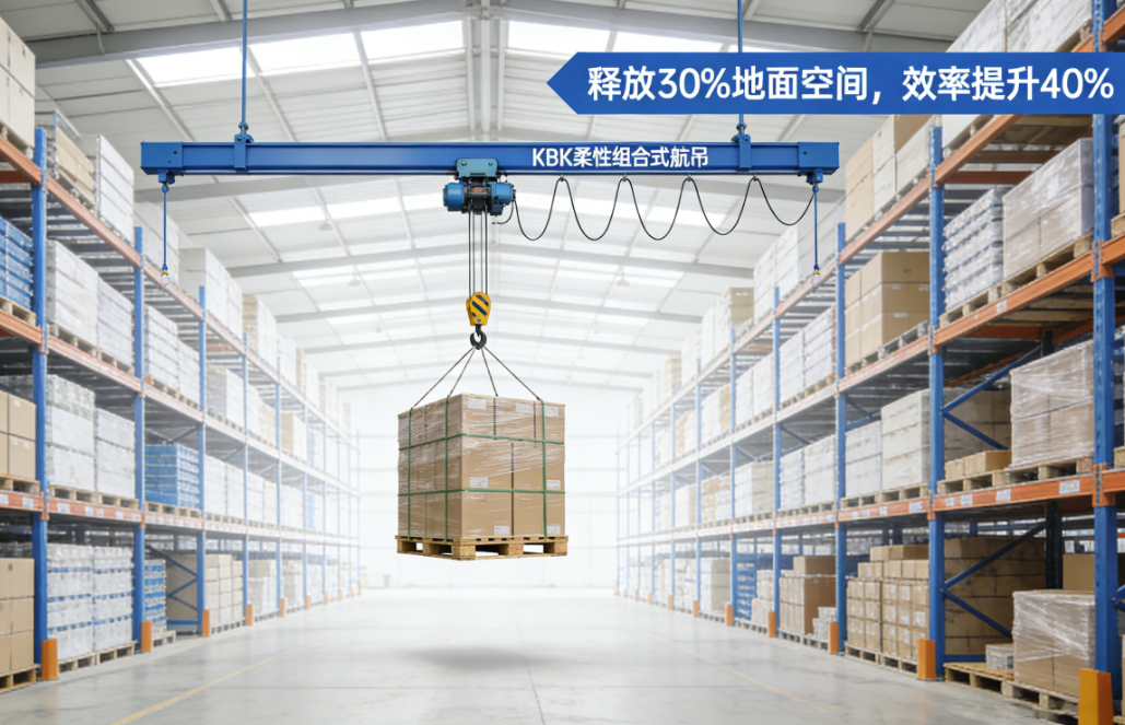 仓储空间省 30% 效率翻番！KBK 柔性组合式起重机，破解仓储物流的核心困局