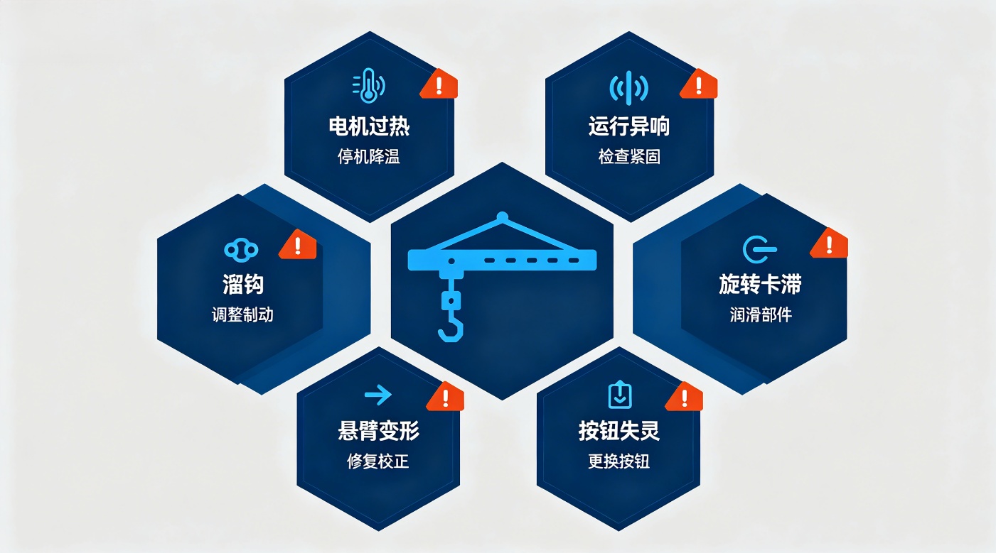 悬臂吊六故障速查图 悬臂吊六故障速查图
