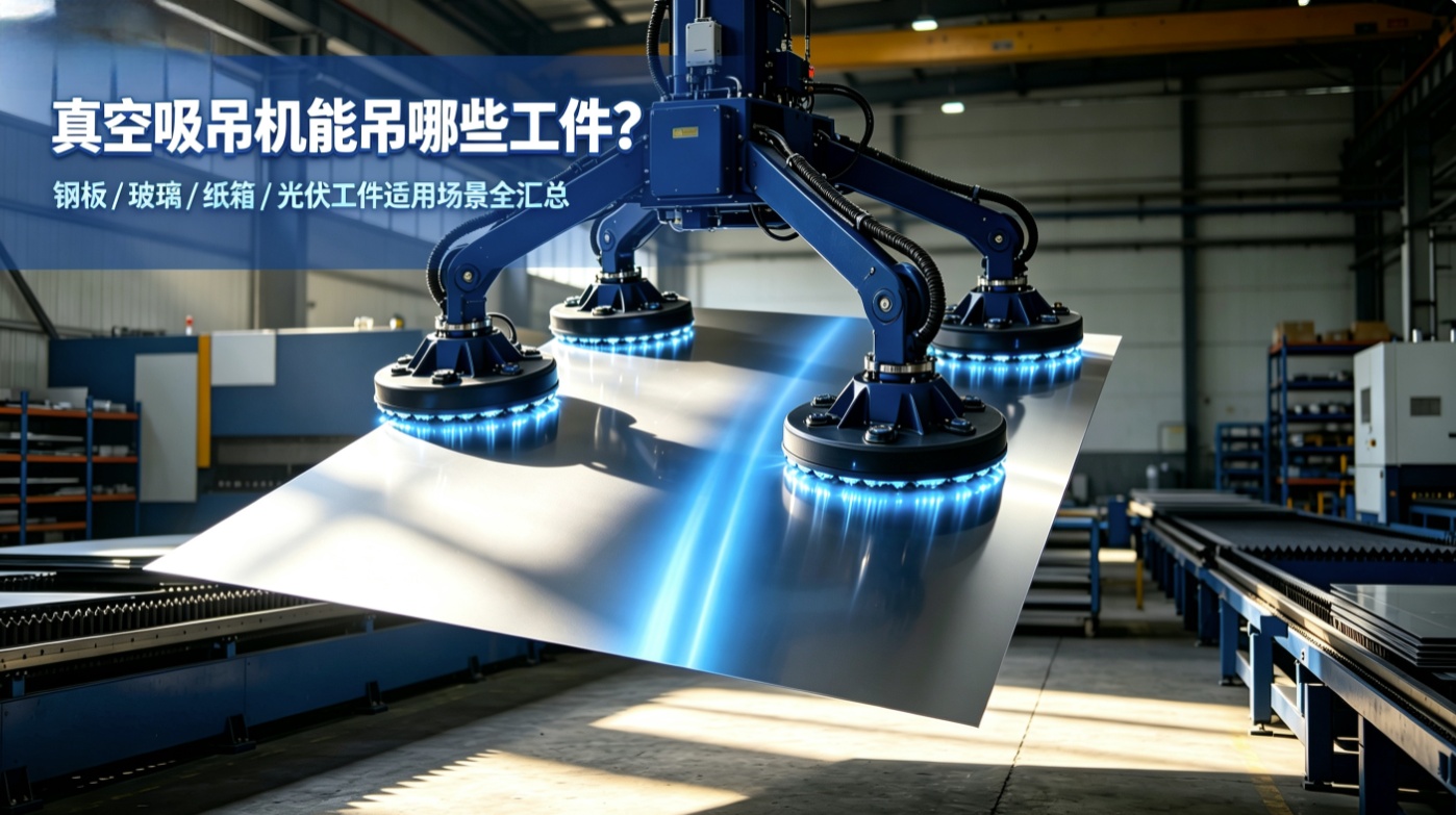 真空吸吊机安全吊运工业金属板材及玻璃 真空吸吊机安全吊运工业金属板材及玻璃