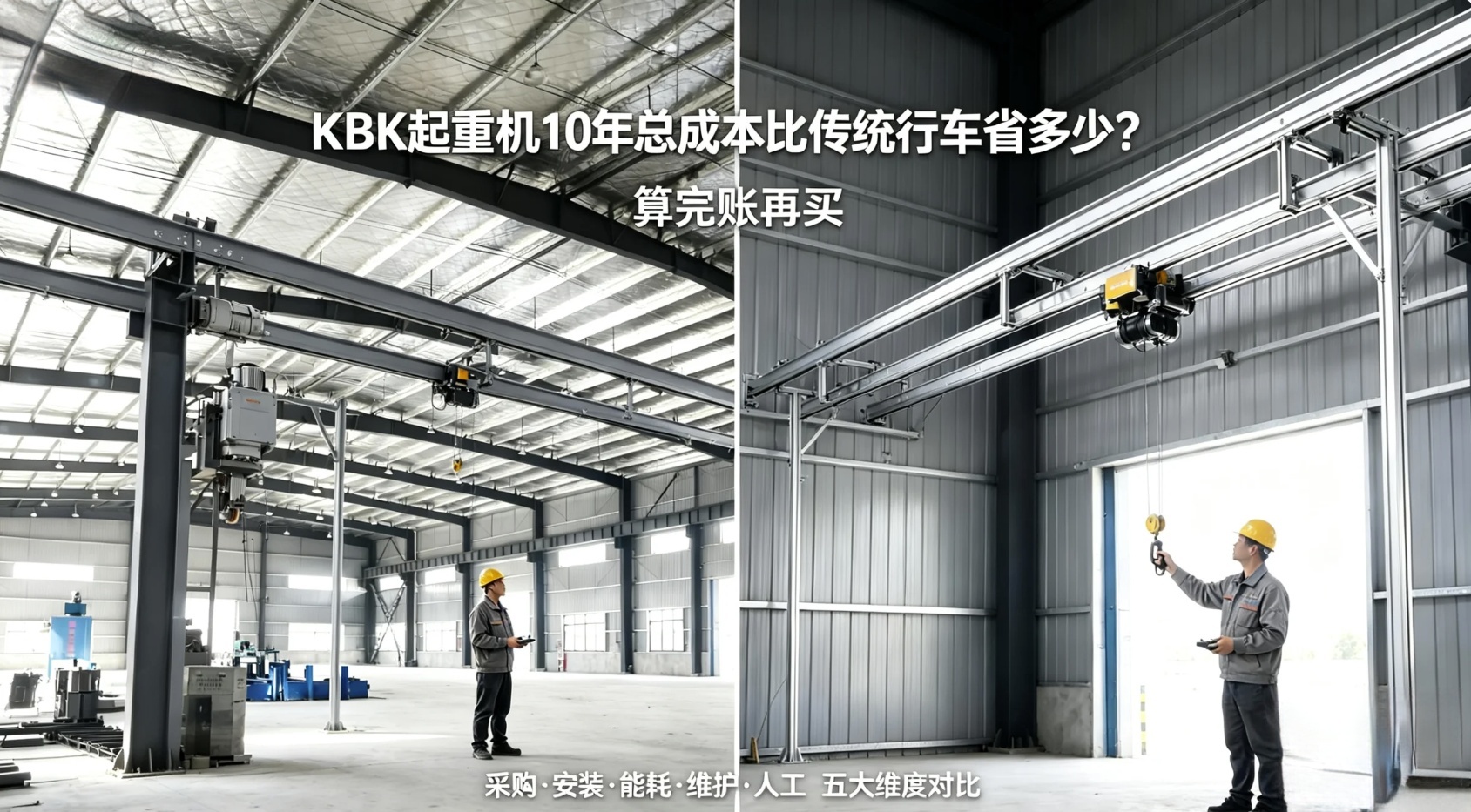 KBK起重机10年总成本比传统行车省多少？算完账再买（附5-10年全生命周期成本对比）