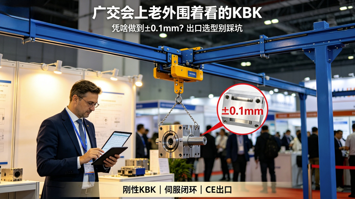 ±0.1mm！广交会上老外疯抢的KBK，国产起重机凭什么？