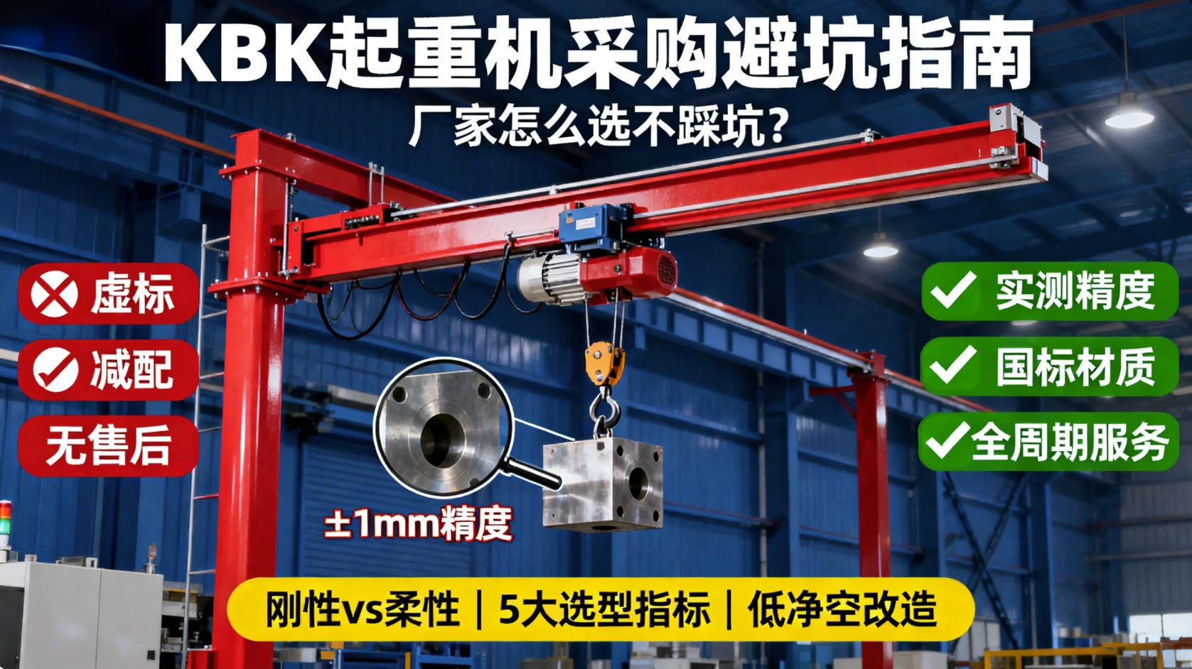 KBK 起重机采购避坑指南：KBK 起重机厂家怎么选不踩坑？