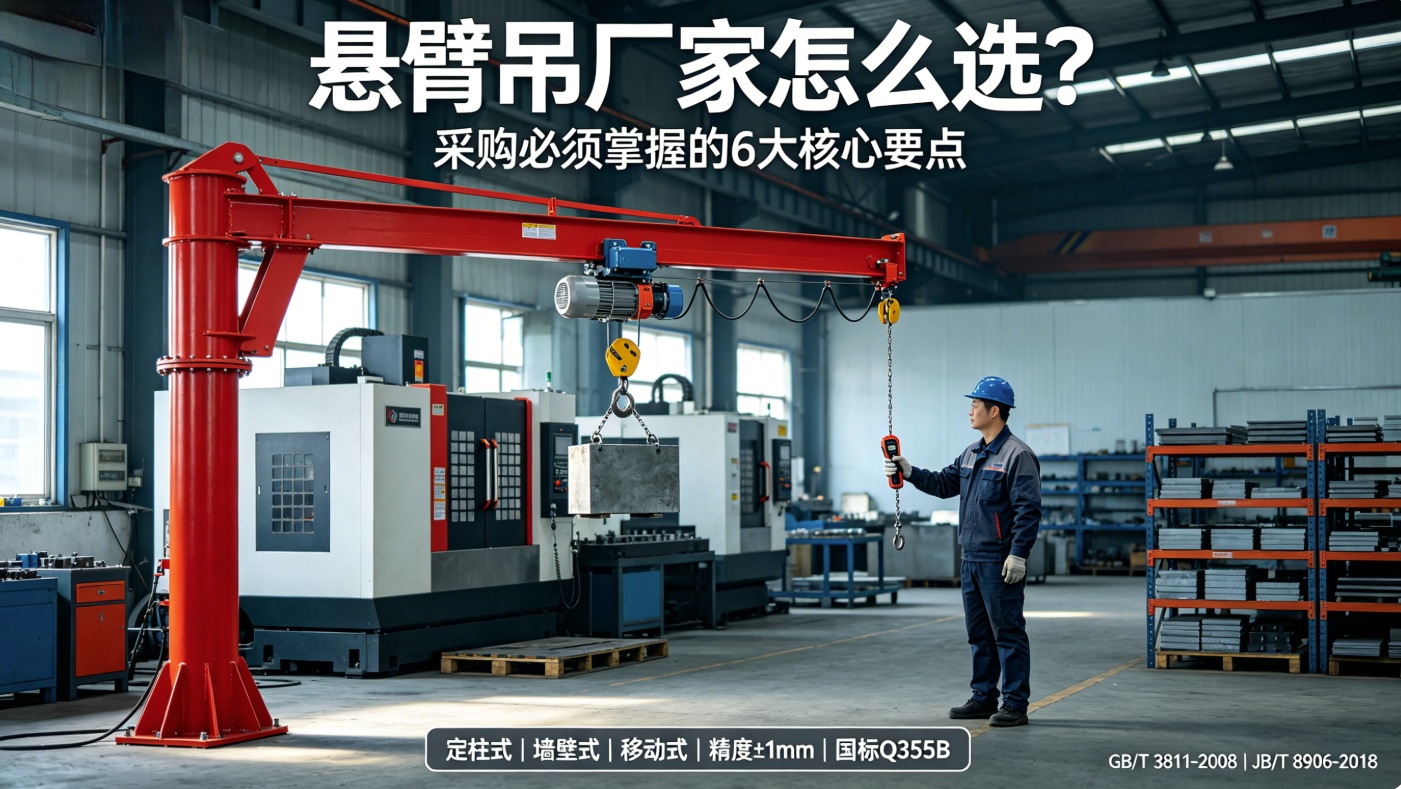 悬臂吊厂家怎么选？采购必须掌握的6大核心要点