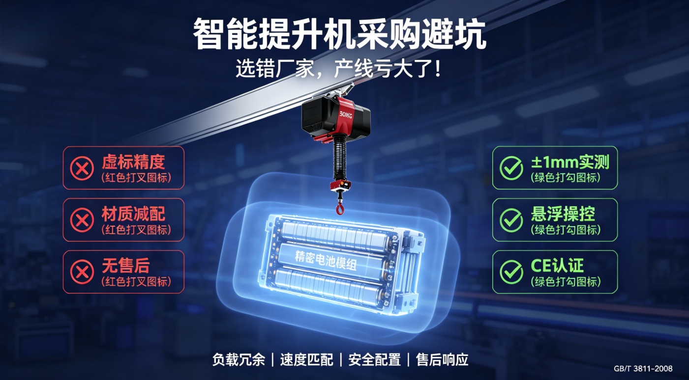 智能提升机采购避坑：选错厂家，产线亏大了！