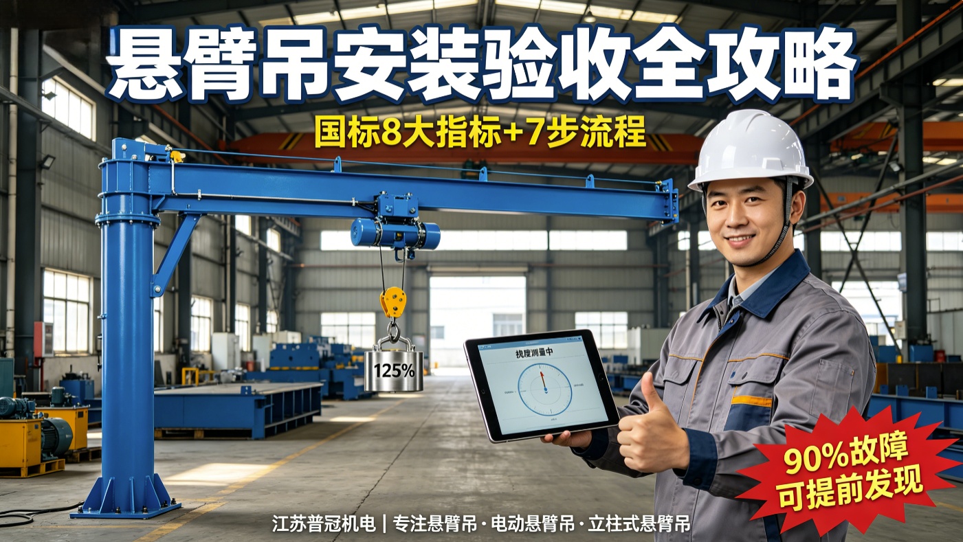 ?悬臂吊安装验收全攻略：国标8大指标+7步流程，90%故障可提前发现！