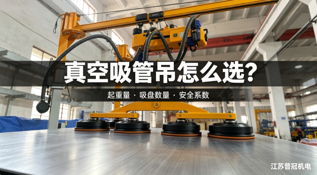 真空吸管吊怎么选？起重量、吸盘数量与安全系数选型全指南