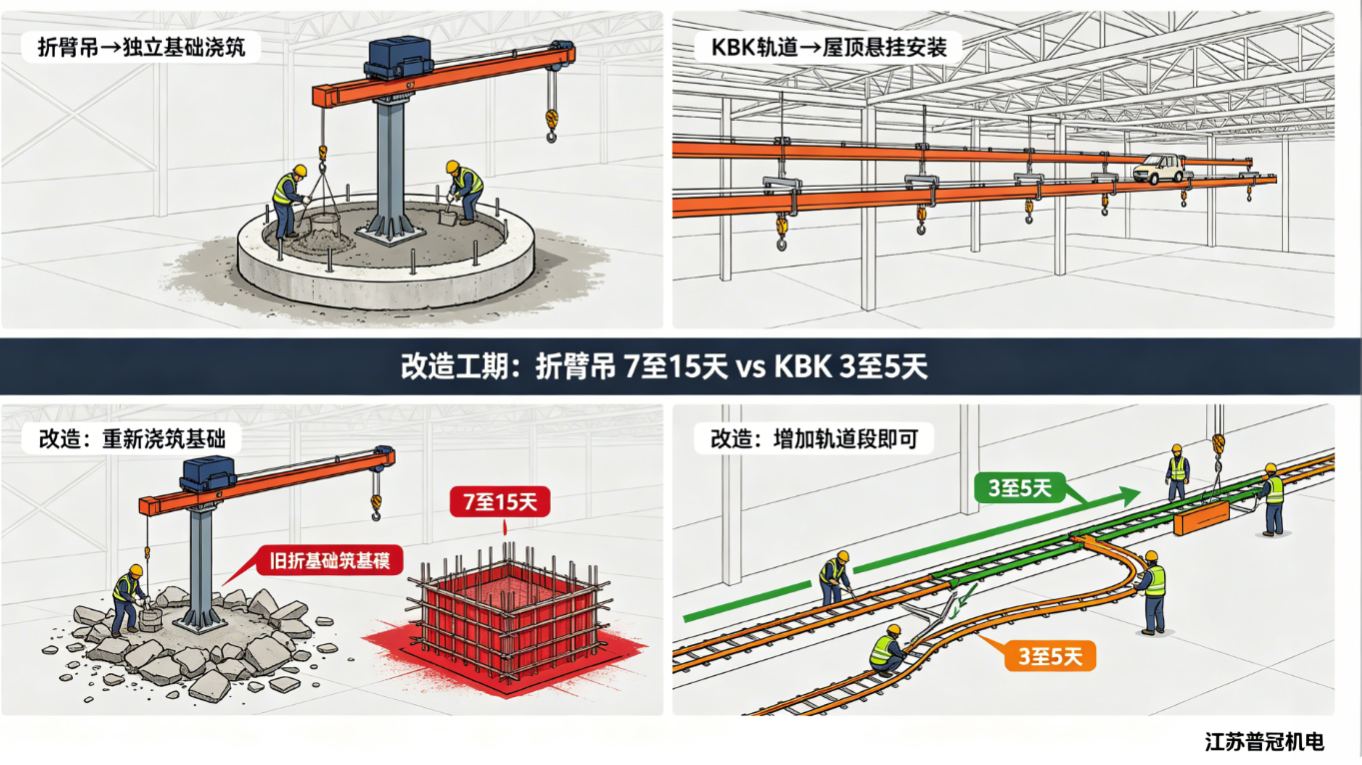 折臂吊地基安装与KBK悬挂安装对比.png