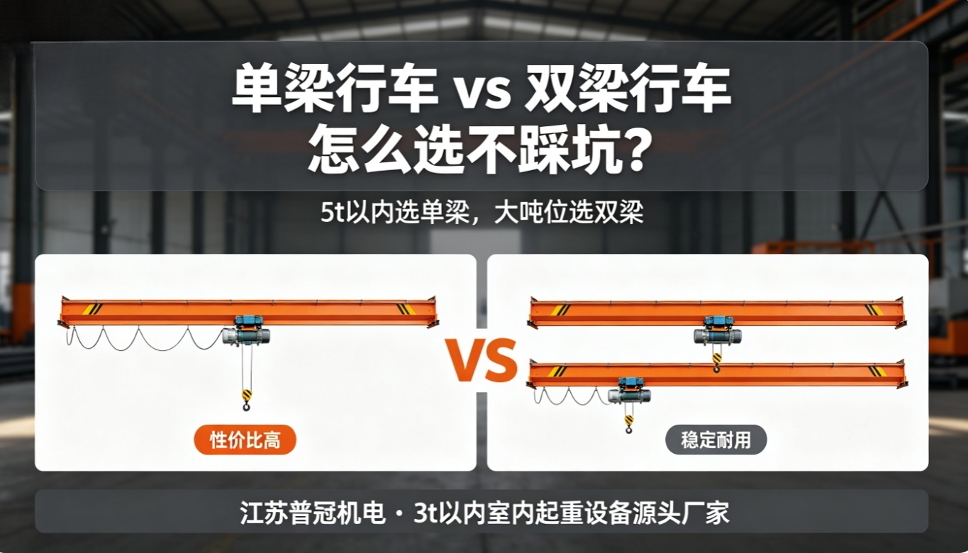 江苏普冠机电单梁双梁行车对比封面.jpeg