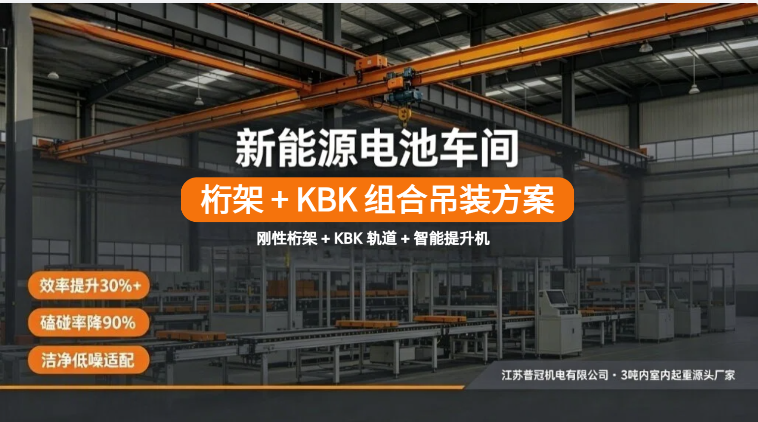江苏普冠机电新能源电池车间桁架 KBK 组合方案.png