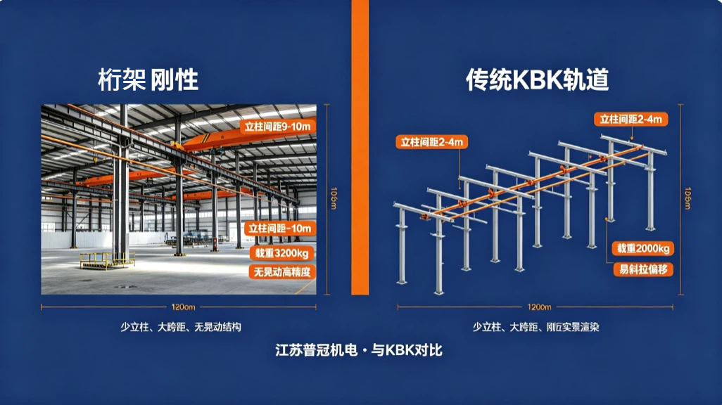 大跨度车间不用行车，桁架起重方案优势解析