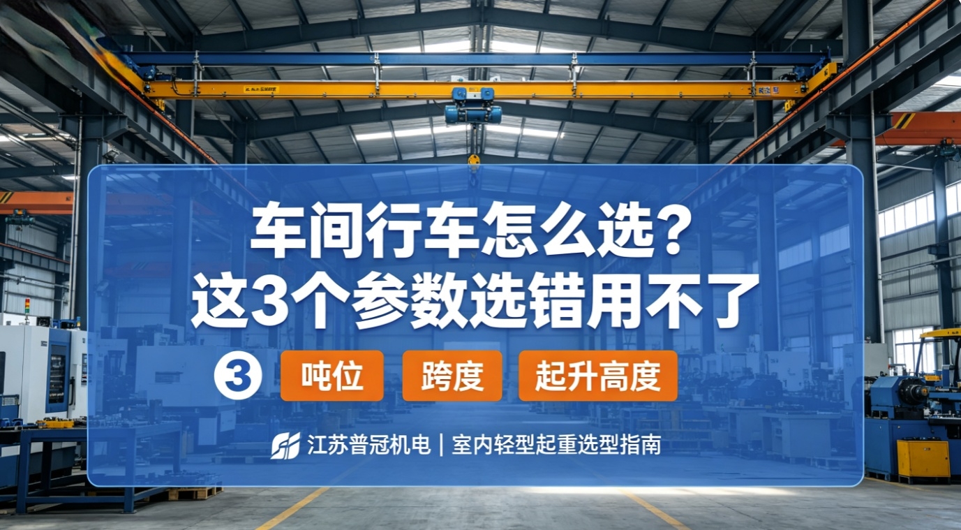 江苏普冠机电车间行车选型参数指南.jpeg